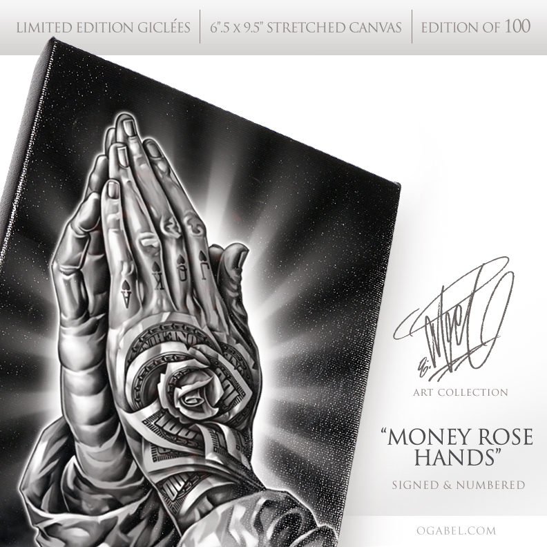 Limited Edition - Money Rose Praying Hands